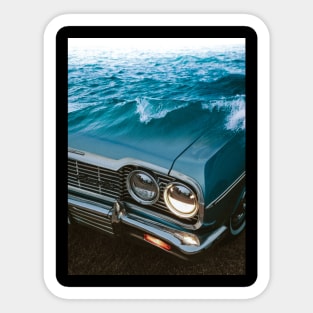 ocean car Sticker